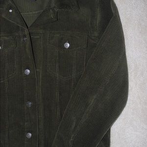 Dark green corduroy jacket